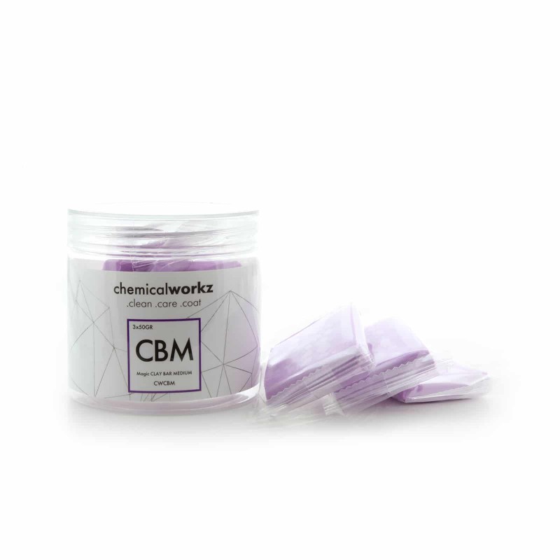 CHEMICALWORKZ MAGIC CLAY BAR 3×50G MEDIUM