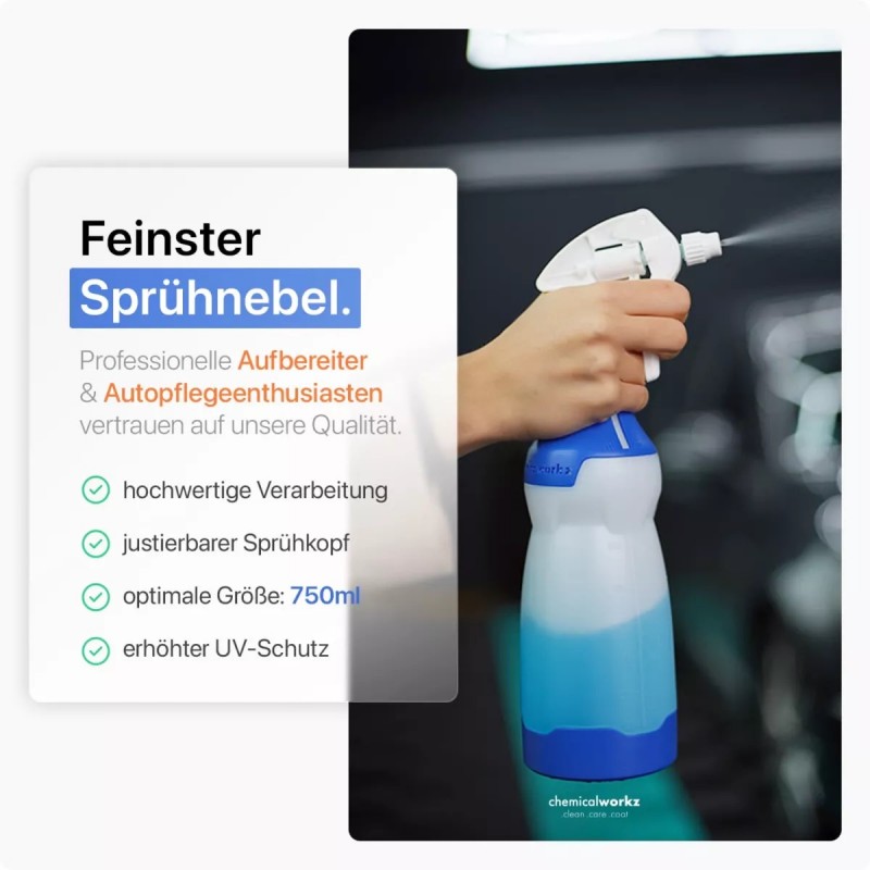 CHEMICALWORKZ- FRASCO SPRAY AZUL COM CANYON TRIGGER 750ML - Image 3
