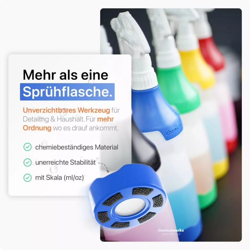 CHEMICALWORKZ- FRASCO SPRAY AZUL COM CANYON TRIGGER 750ML - Image 2