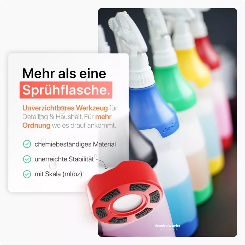 CHEMICALWORKZ- FRASCO SPRAY VERMELHO COM CANYON TRIGGER 750ML - Image 5