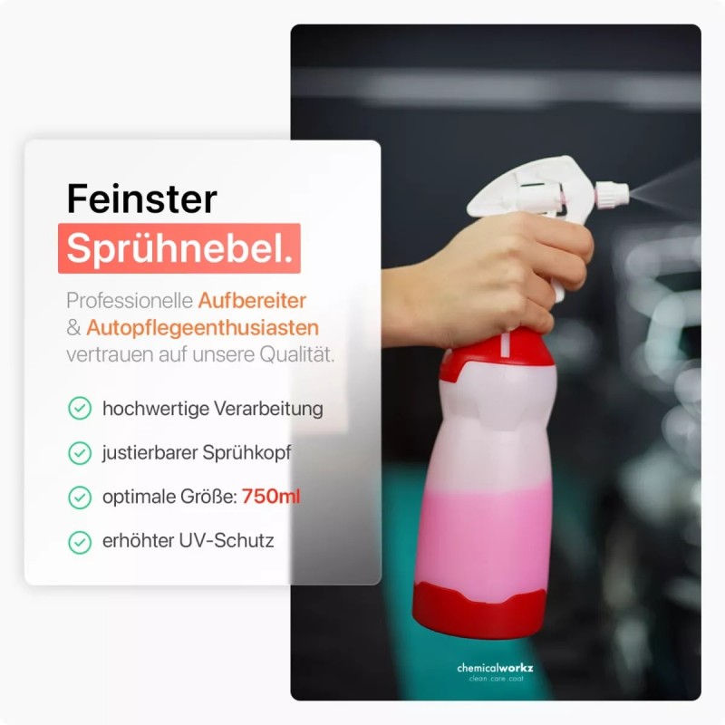 CHEMICALWORKZ- FRASCO SPRAY VERMELHO COM CANYON TRIGGER 750ML - Image 3